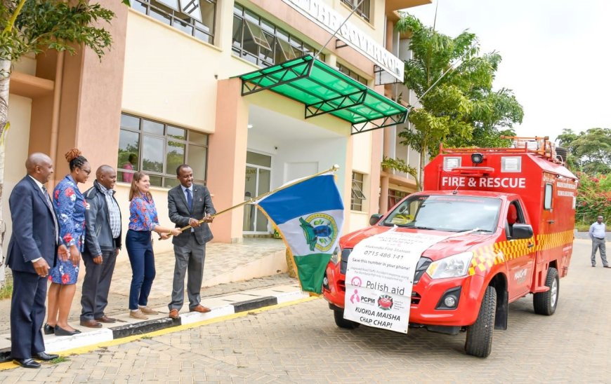 Makueni benefits from a modern road rescue emergency vehicle