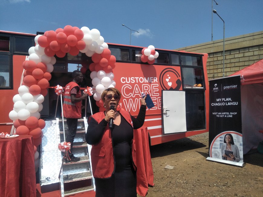 Airtel Kenya launches 'Customer Care on Wheels' bus