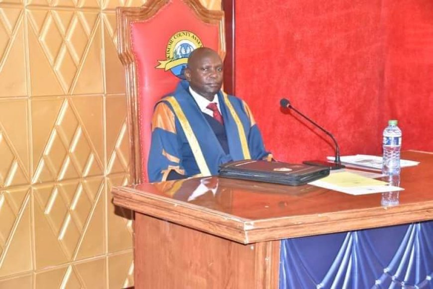 Speaker 'clears air' on property stolen at the Kisumu County Assembly