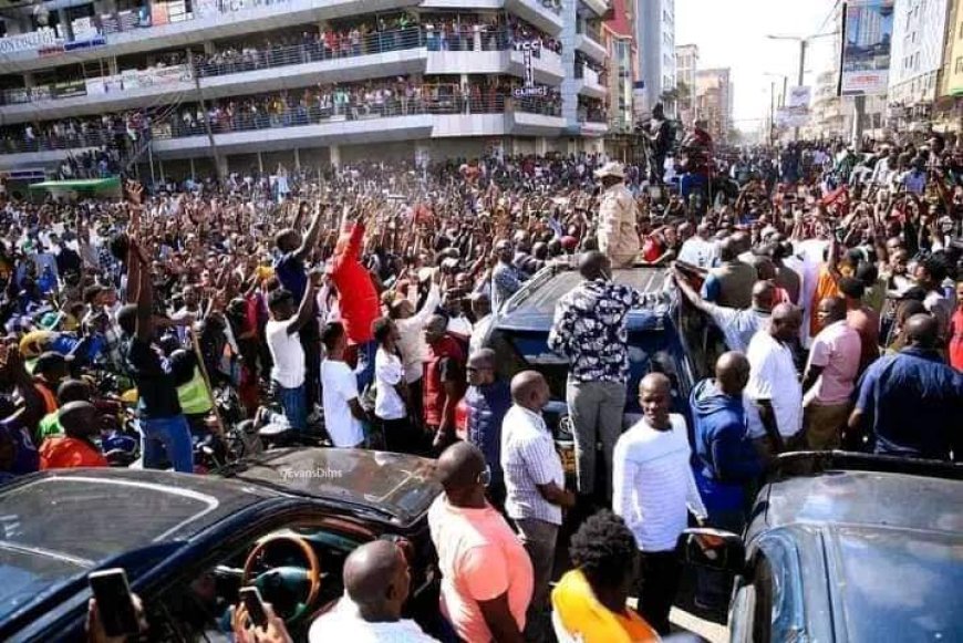 Raila launches signature collection drive against Ruto's administration