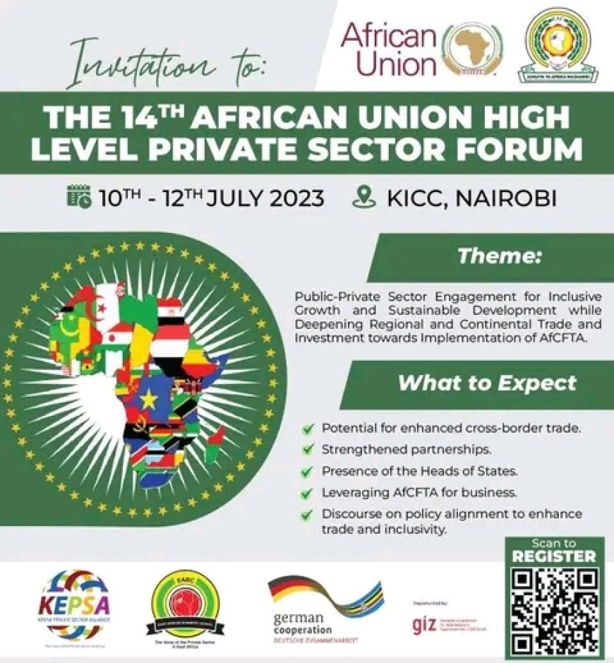 Over 500 participants to attend private sector forum in Kenya