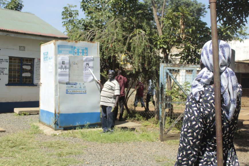 Kisumu residents benefit from free eye check-up