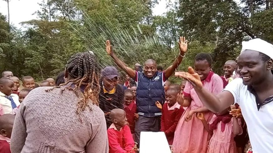 Philanthropist donates mega water tank to primary school in Gaturi, Murang’a