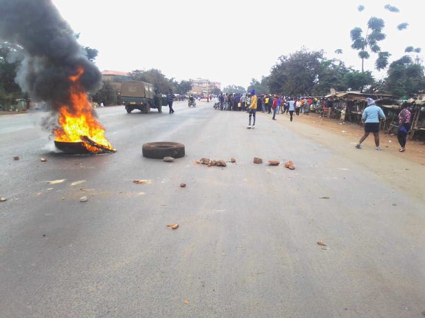 Man killed, police vehicle set ablaze in Makueni