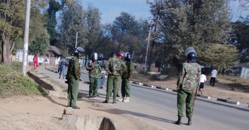 Government Deploys Heavy Security in Narok Town amidst Protests