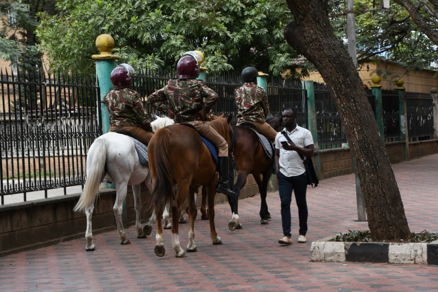 Demos situation – Nairobi CBD on Wednesday