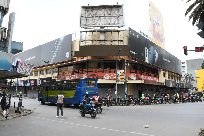 Demos situation – Nairobi CBD on Wednesday