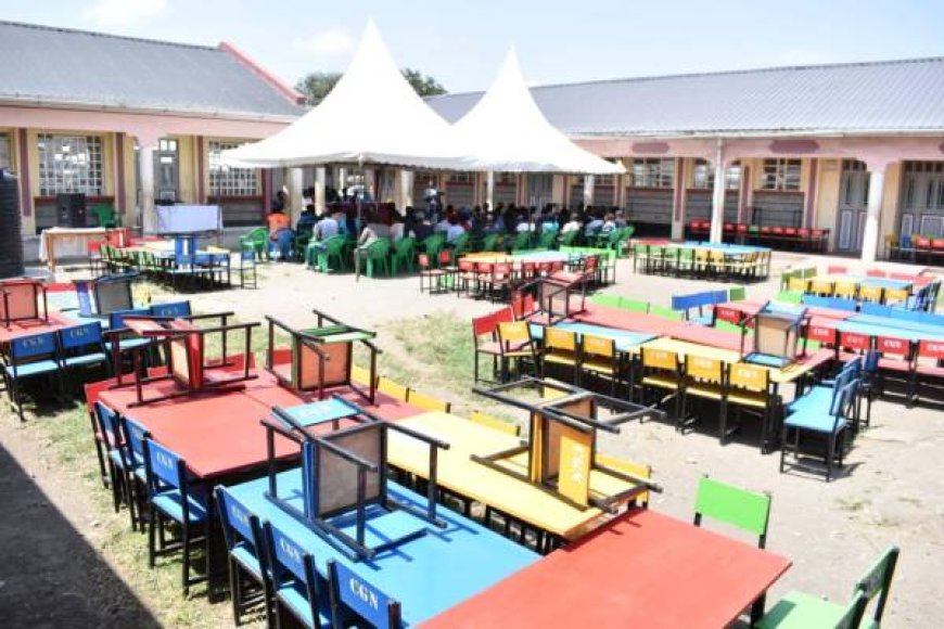 ECDE centres receive furniture from County Government