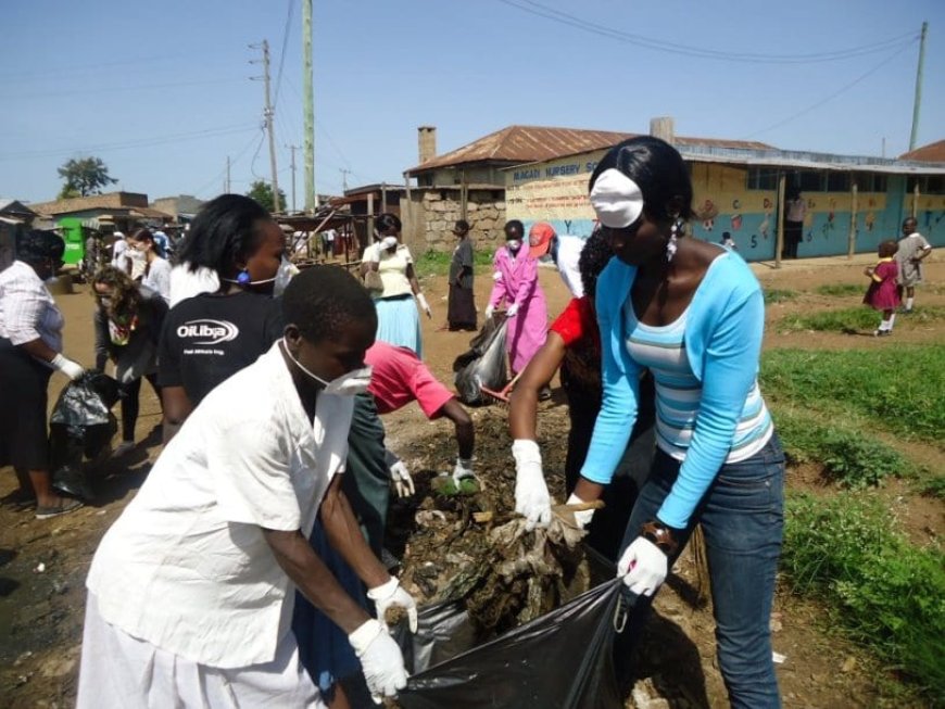 Garbage collected in Marsabit town commemorate world ranger day