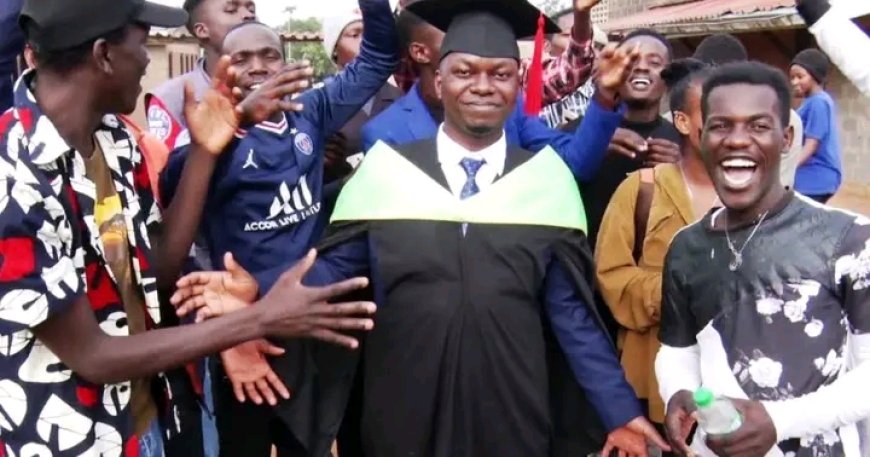 Joy as destitute boy beats all odds to achieve dream of earning a degree