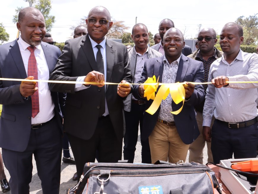 Laikipia County get Sh40 million water drilling machines to address water crises