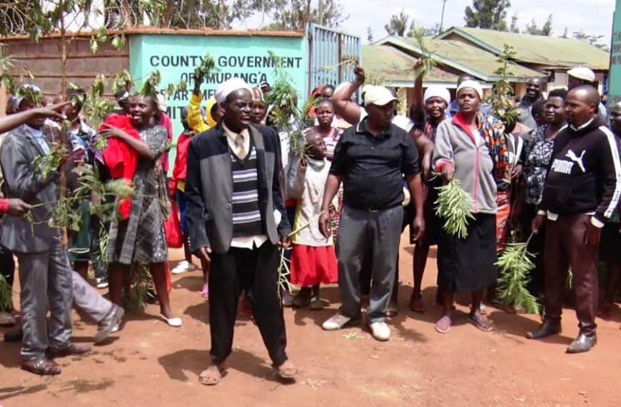 Drug crisis at a Murang’a Hospital, a concern to residents