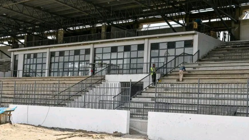 Progress of Afraha Stadium