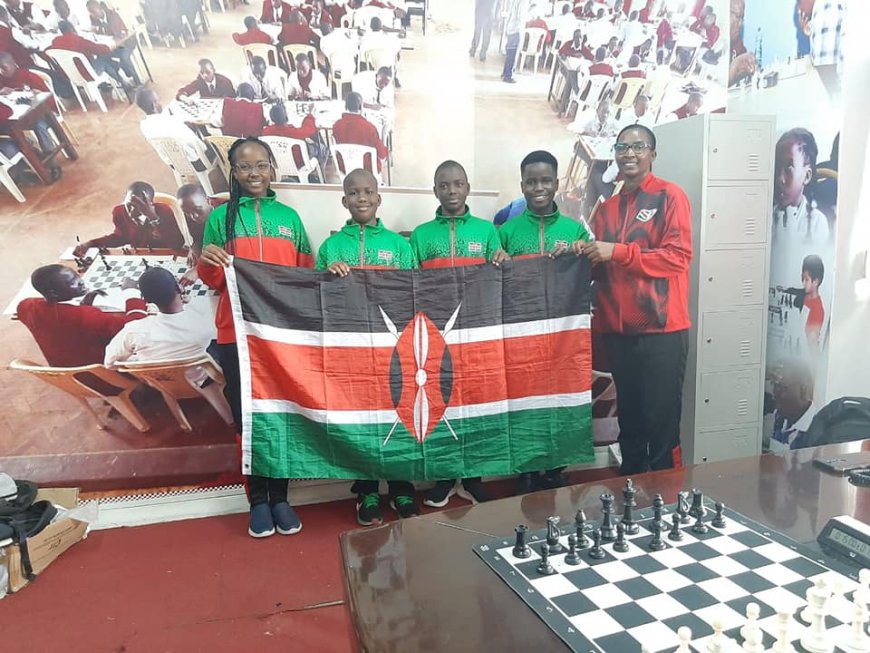 Chess Kenya team depart for World Under 16 Olympiad Championship