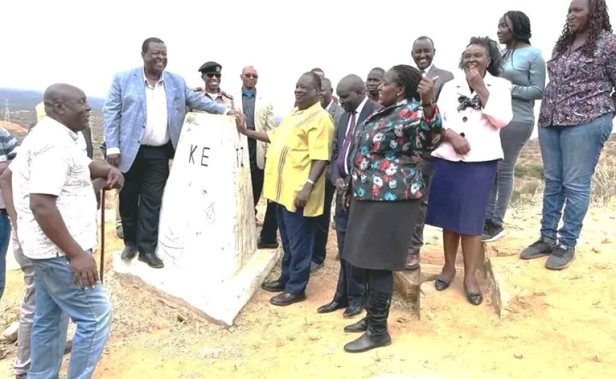 Uganda, south Sudan and Turkana teams benchmarking tour of Namanga