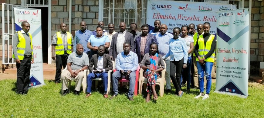 Nandi Journalists Engaged on Peace and Cohesion