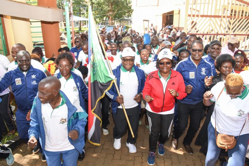 Bungoma team flagged off ahead of KICOSCA games in Meru