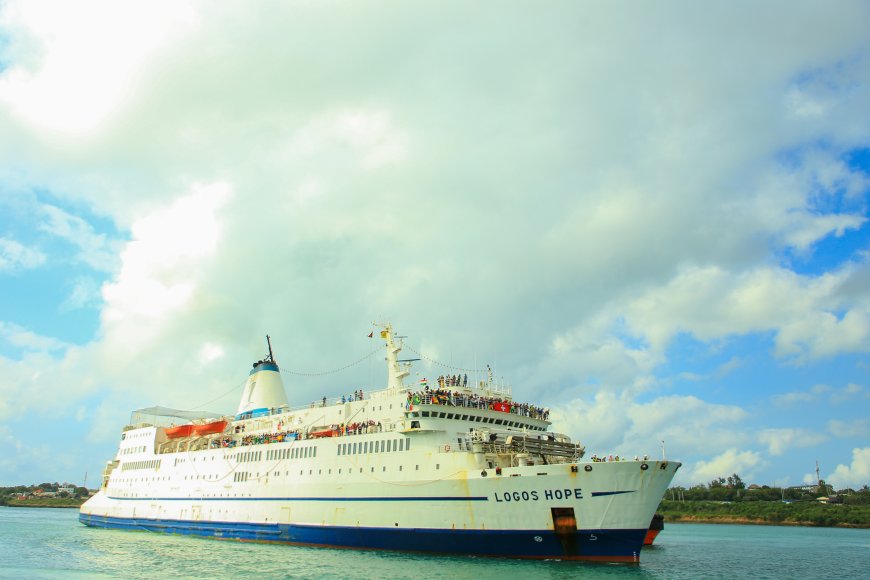 The World's largest floating library docks in Mombasa