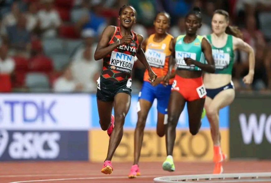 Golden Kipyegon shines the Brightest in 1500M women's Finals