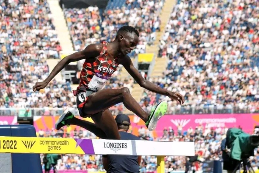 Kibiwott Not too injured for a Bronze in 3000M men's Steeplechase