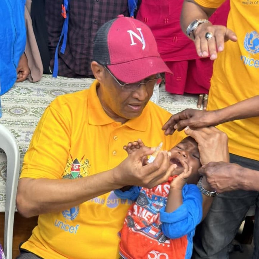 Polio vaccination drive for children launched in Garissa