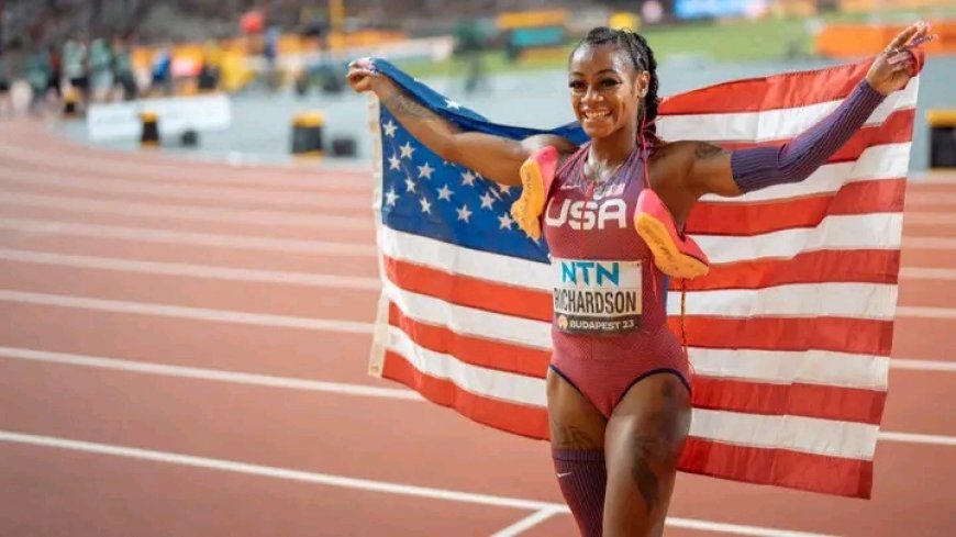 Sha Carri, Lyles lead team USA to back-to-back wins in 4×100 relay championships