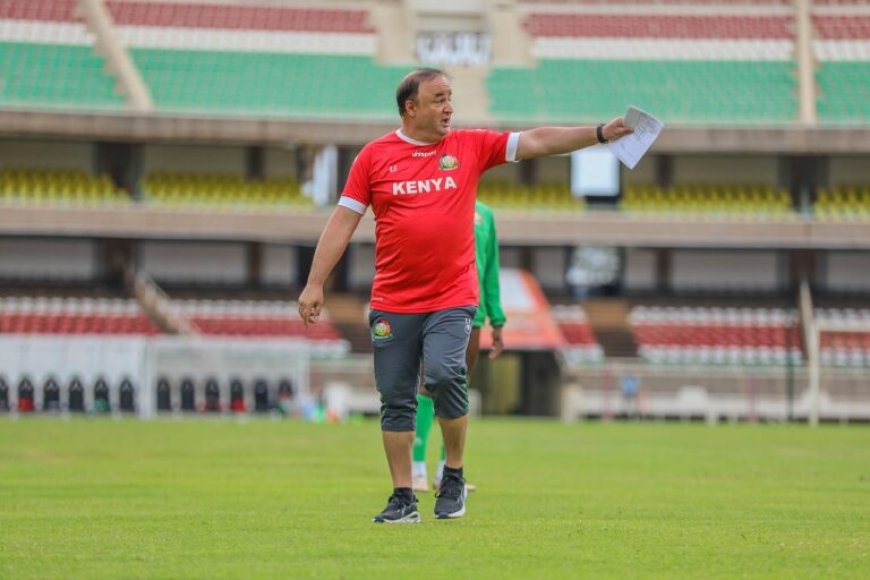 Harambee Stars coach names provisional squad for Qatar, South Sudan friendlies