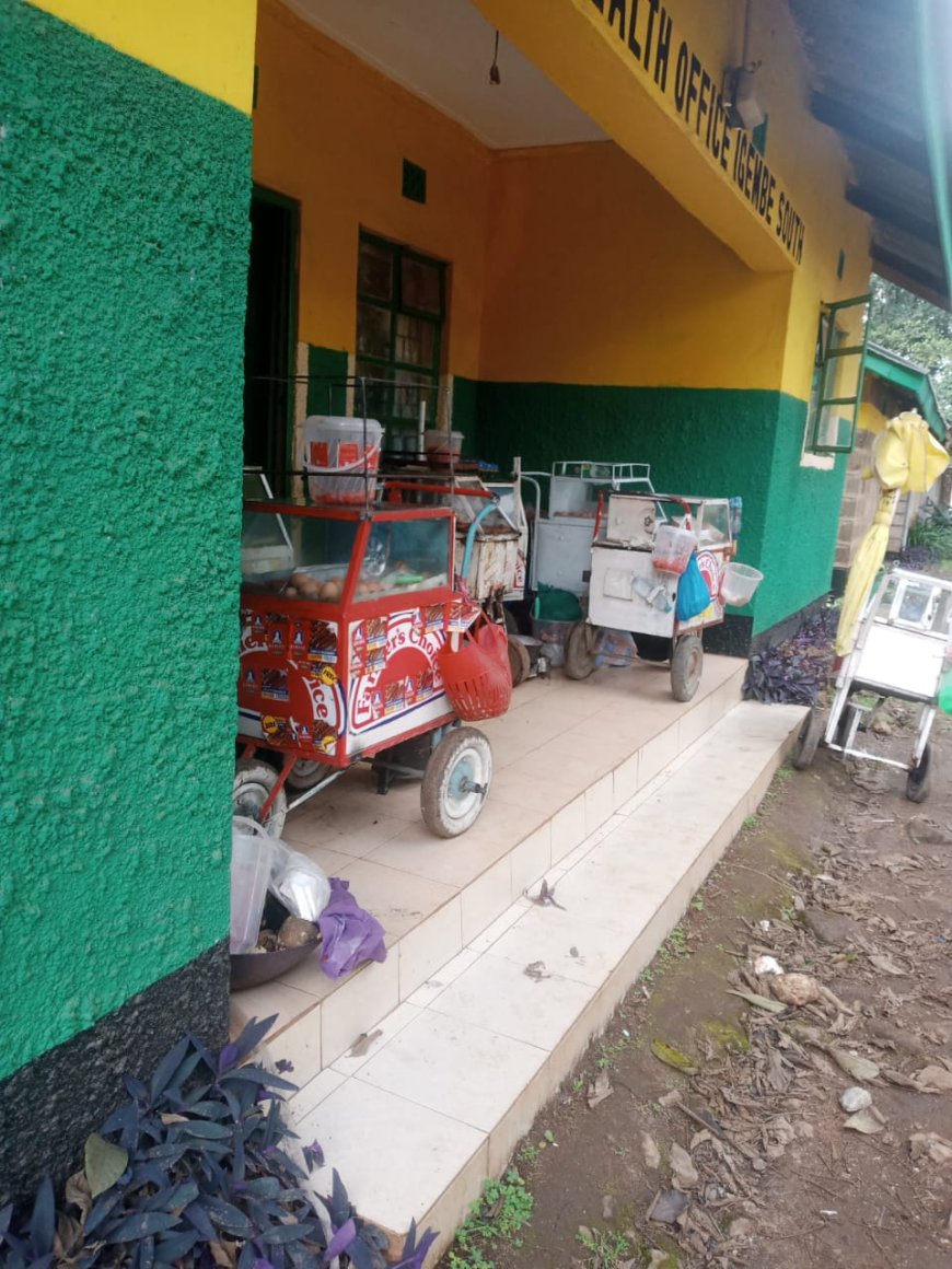 Public health officers spearhead the crackdown on food hawking in Maua Town