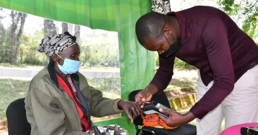 Mass registration of Elderly people aged 70 years above in Tana River