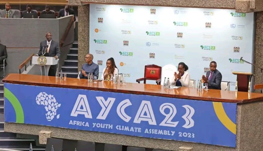 The African Youth Climate Assembly congregates in Nairobi