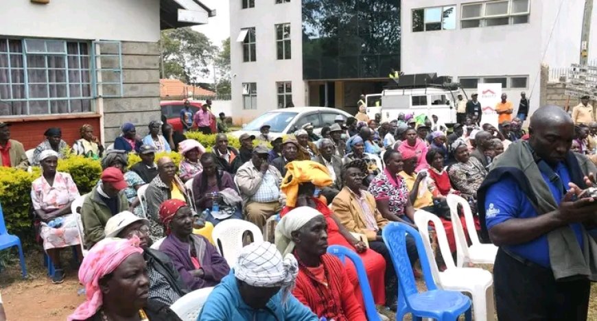 Inua Jamii Disbursement Registration Underway in Kiambu