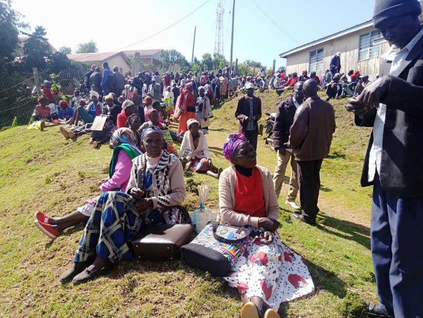 Residents turn out in large numbers for Inua Jamii registration