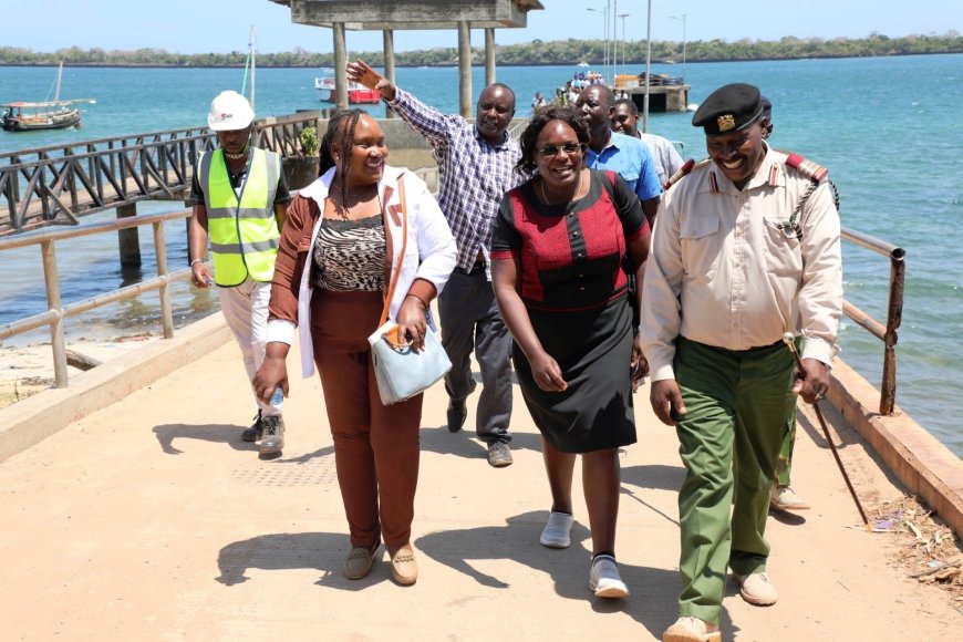 The Shimoni fish port project rapidly taking shape