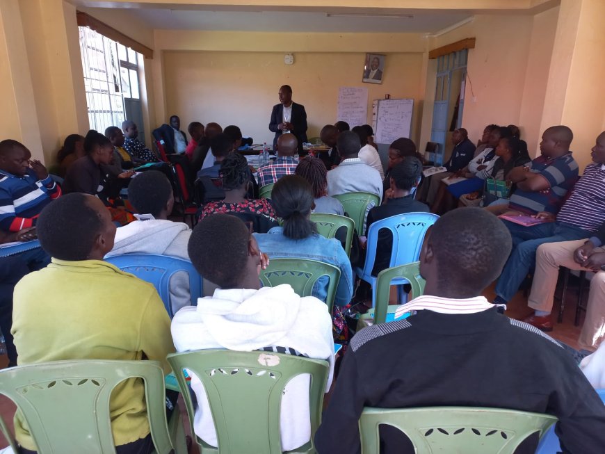 Enumerators trained to profile farmers’ data in Bomachoge Chache