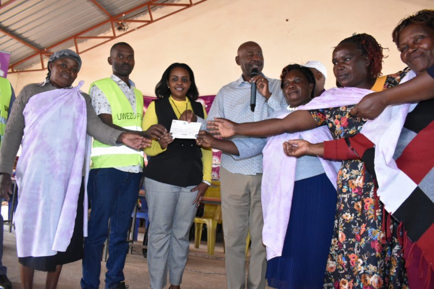 11 groups in Mbooni Constituency benefit from Sh 2.48 million under the Uwezo Fund