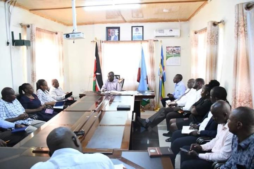 National and County Governments assess Lomidat Abbatoir with a view to revive the facility