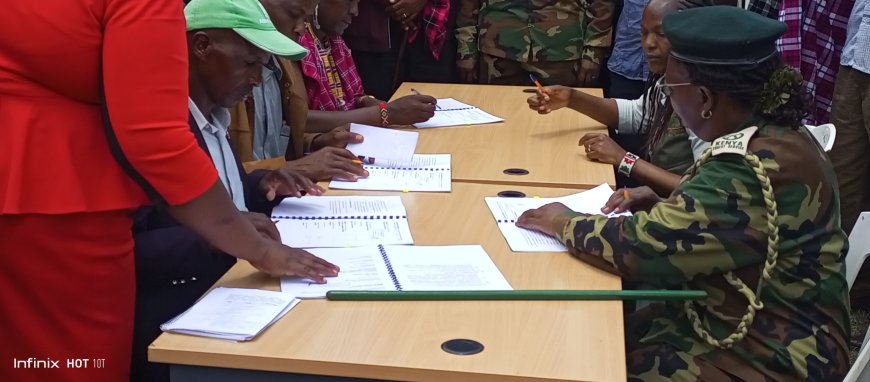 Nakuru CFAs agree to Grow and Conserve Forests