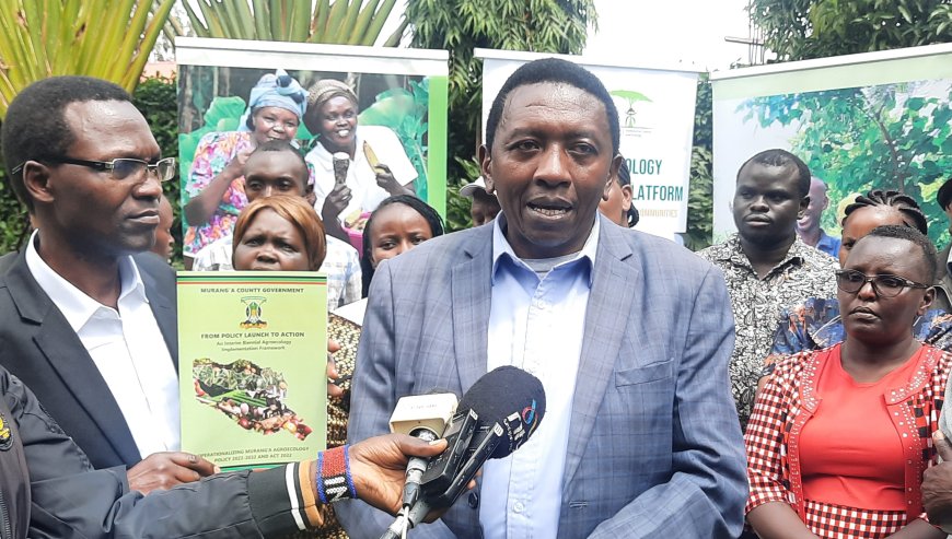 Murang’a County unveils policy on organic farming