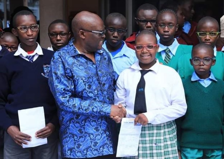 188 Students from Machakos receive eyeglasses