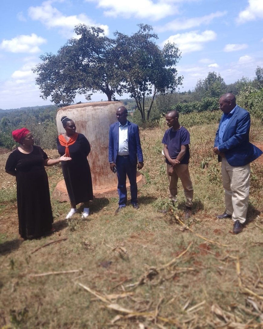 Nyeri Deputy Governor constructs a house for a man who has been living in a tank