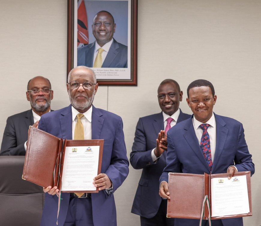 Kenya establishes diplomatic relations with Haiti