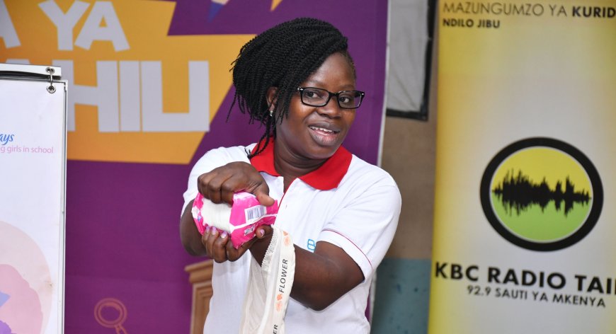 School Girls Benefit from Supply of Sanitary Towels