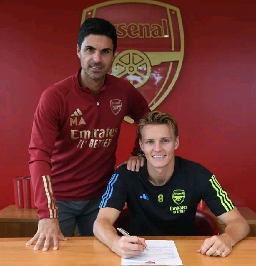 Odegaard signs new long term deal with Arsenal