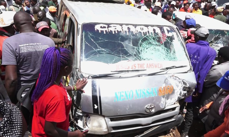 Two killed in accident Embu Town