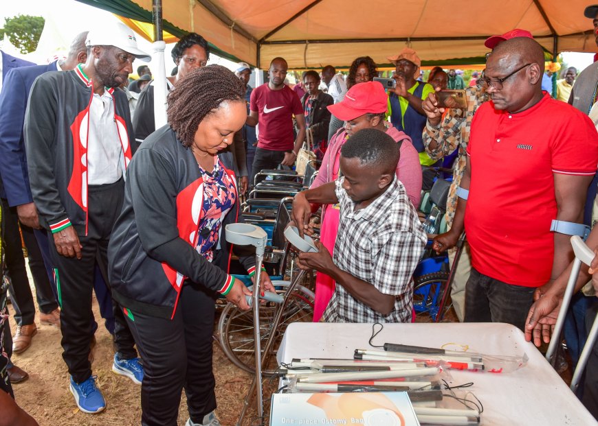 Waiguru urges PWDs to Register to Benefit from Government Programmes