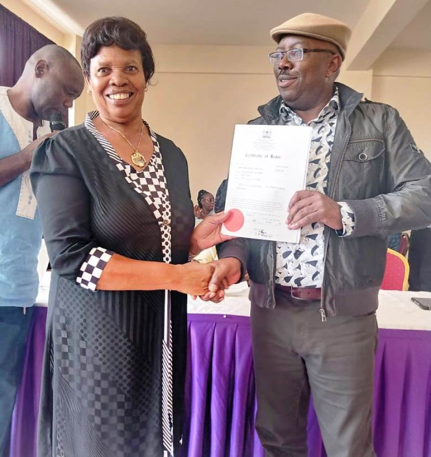 Urithi Members Get Title Deeds as Recovery Plans Continue