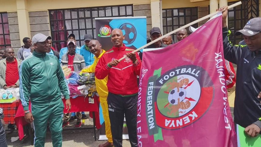 Kajiado soccer teams receive sports kits