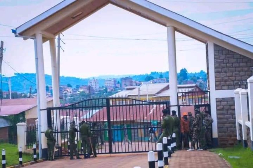 Sewage, stones used to block Nyamira County Assembly entrance