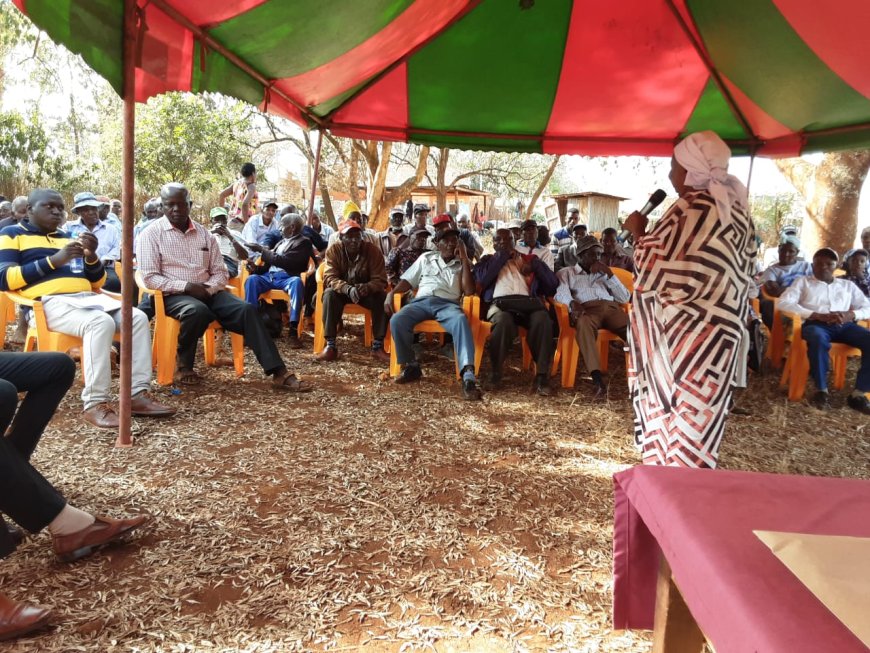 Public participation and sensitization in readiness for maisha cards continues in Murang’a