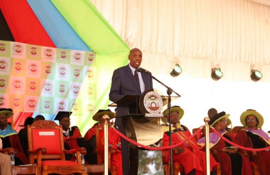 CS Machogu challenges graduates to take advantage of available postgraduate scholarships